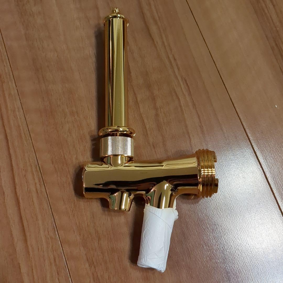 ホシザキ社製　業務用ビールサーバー　金属製ドラフトコック　ゴールド ホシザキ社製 ビールサーバー 金属製ドラフトコック ゴールド